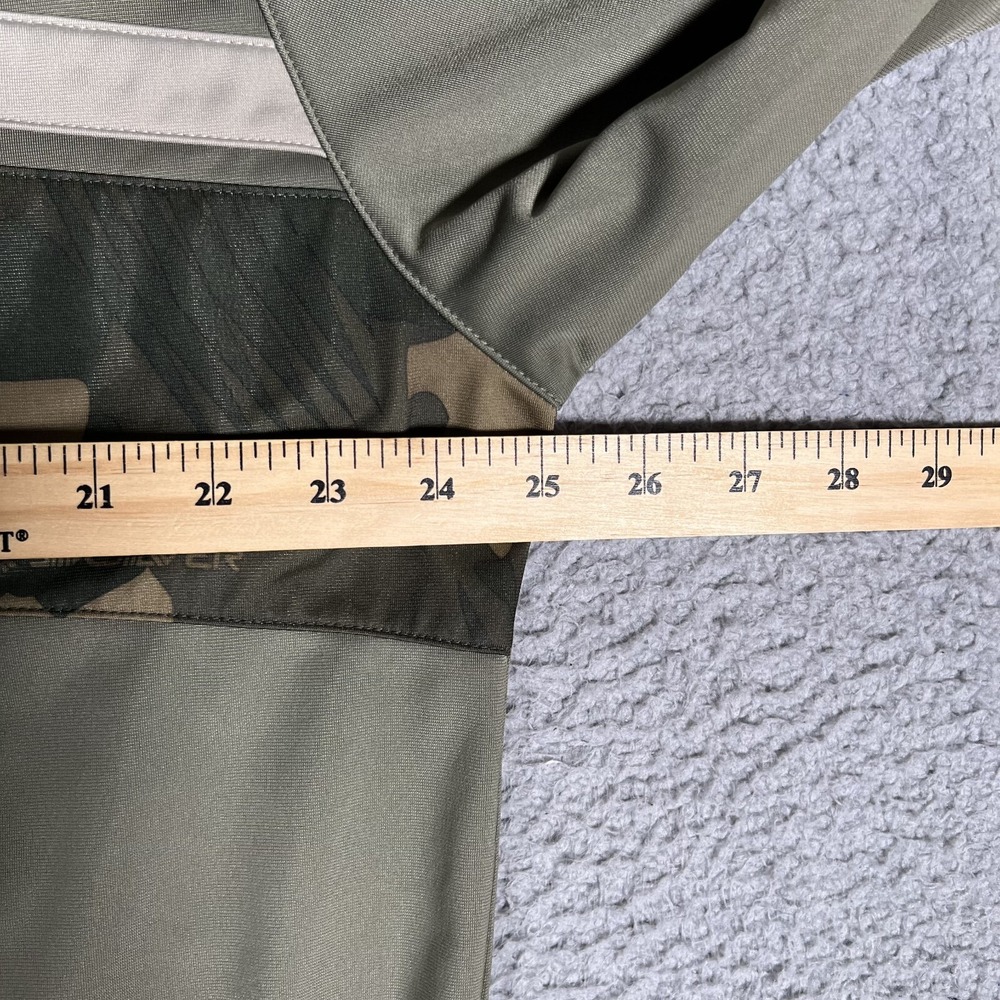 Quiksilver Jacket Mens XL Brown Camo Full Zip Outdoor Casual Preppy Logo Pockets - Picture 8 of 10